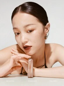 JOOCYEE 啞緻泥灰色119原始杏色母親節高震撼力顏色，柔滑質感長效口紅 - #119初生霧杏 - 查看 2