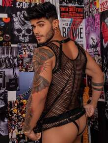 Men Costumes - Black - View 2