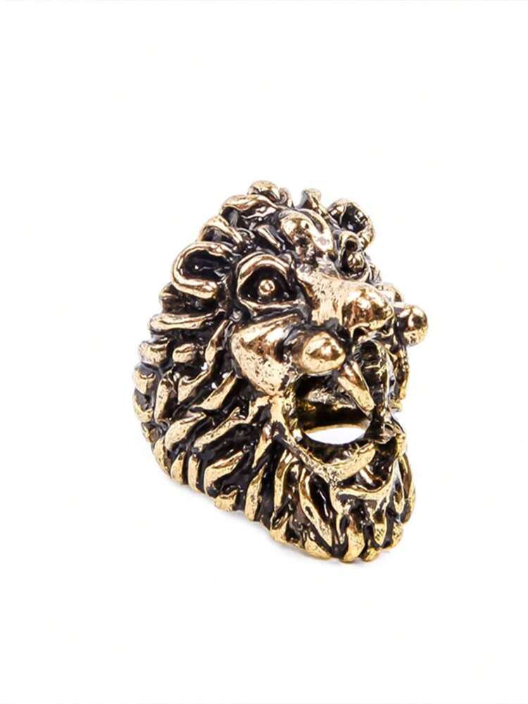 lion ring cigarette holder 1pc Ring Shaped Cigarette Holder For Men, Creative Lion King Design  Cigarette Support Ring Clip