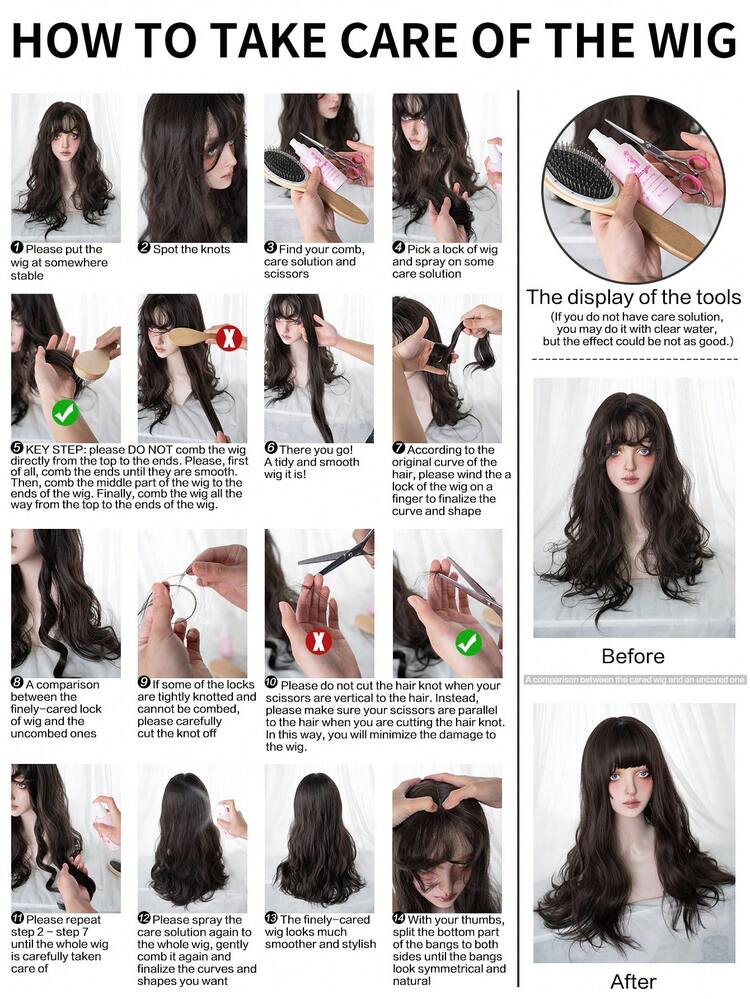alicegarden 22-Inch Long Synthetic Wig Featuring A Natural Straight Style A Stunning Gold. Designed With Bangs , It Is Crafted From Heat-Resistant Fiber To Ensure Durability. This False Hairpiece Is Perfect For Ms Daily Perfect For Parties, Role-Play And Gatherings Use, Offering A Natural And Realistic Appearance That Mimics It Is Also A Gift For Women. (Excluding Accessories)