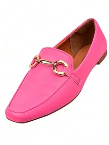 Monte Shoes Women Flats - 玫紅色 - 查看 2