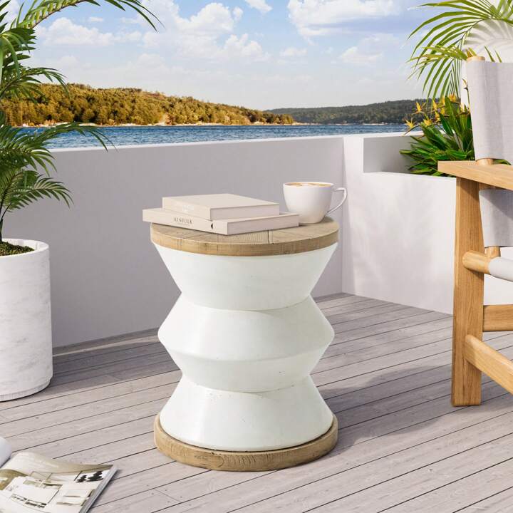 Plant Stand Outdoor Indoor Side Table Accent Table Decor Bed