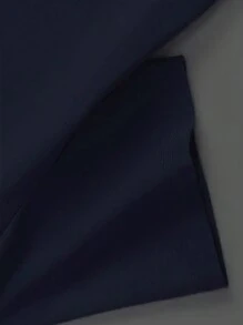 男式四季基礎創意字母印花美國街頭風格休閒短袖t卹,可作情侶內搭衣 - 藏蓝色 - 查看 4
