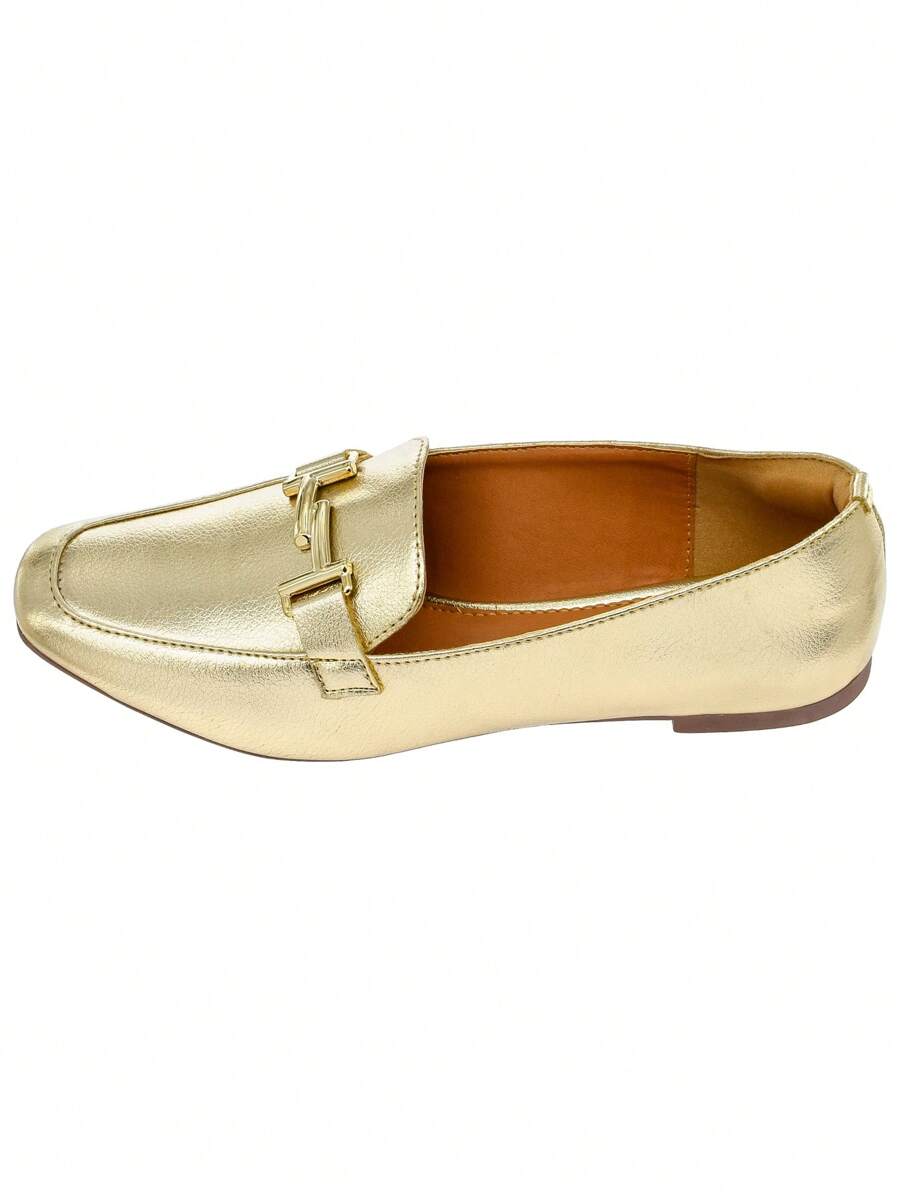 Women Flats - Gold - View 1