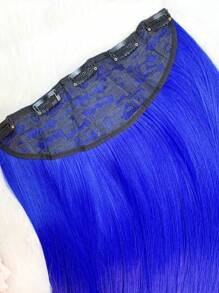 APLIQUE TIC TAC LISO 65 CM BIO FIBRA AZUL - 1 TELA - Azul - Visão 2