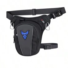 Multifunction Motorcycle Drop Leg Bag Oxford Motorcycle Bag Outdoor Men Casual Waist Bag Fanny Pack Moto & Biker Bags Phone Purse For Travel Work Sport Holiday Essentials Lightweight Anti Theft Going Out Belt Bags Gift For Men, Boyfriend, Husband, Boys - Blue - View 4