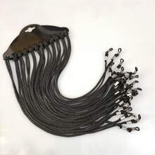 12pcs Women's Multicolor Assorted Eyeglass Chains - Black - View 4