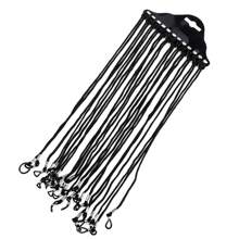 12pcs Women's Multicolor Assorted Eyeglass Chains - Black - View 2