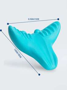 頸部按摩器枕頭 - 脊椎頸部肩部頸部腰部背部頸部按摩器 - 睡眠放鬆和舒適 - 適合家庭、學校 - 送給爸爸媽媽朋友的禮物