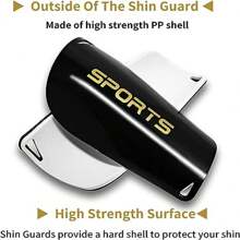 1 pair of EVA material football shin guards, suitable for matches and training, for adults,men and women, good protective leg pad