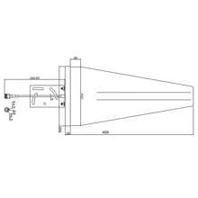 Wideband Directional Antenna 698-3800 MHz,11 dBi Yagi High Gain 3G/4G/ LTE/Wi-Fi Universal Fixed Mount Directional Antenna for Wilson Cellphone Amplifier/Cellular Signalbooster with N Female Connector - 8G - View 2