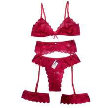 Women Sexy Lingerie - 紅色 - 查看 2
