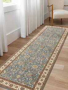 One Piece Style Aisle Hallway Rug, Bohemian Vintage Style Crystal Velvet Print Soft And Comfortable Machine Washable Home Rug For Aisle Stair Entrance Bedside Kitchen Home Decor - Multicolor - View 4