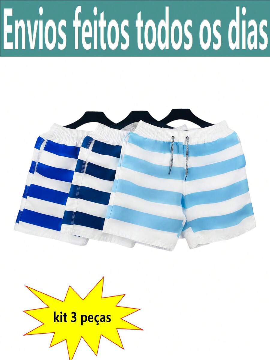 Men Shorts - Màu xanh nhạt - Xem 1