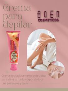 DOS CREMAS PARA DEPILAR Y LOCION CORPORAL DE FRESA CON ACIDO HIALURONICO MARCA BOEN - Rosa coral - Ver 2
