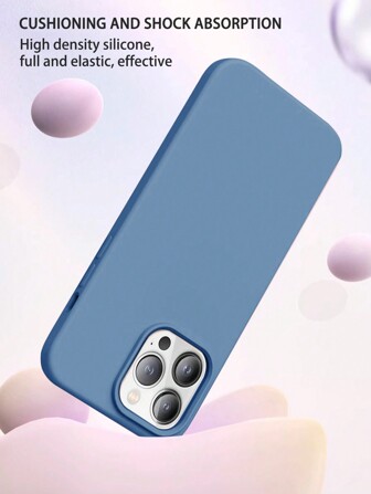 1PC Luxury Liquid Silicone Shockproof Case Compatible With Apple For IPhone 16 14 13 12 11 15 Pro Max Cover For IPhone 12 13 Mini 14 15 16 Plus Fashion With Velvet Protection Phone Cases