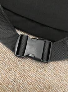 Bolsa deportiva casual para hombres, paquete para el pecho de gran capacidad, riñonera, bolsa de hombro negra para la universidad, bolsa de papá para el verano, bolsa de estudiante universitario, bolsa de bandolera, riñonera, bolsa de cintura, bolsa de viaje con múltiples bolsillos, regalos casuales para papá, bolsa para el pecho, bolsa lateral, bolsa vagabunda, regalos, artículos esenciales para vacaciones, bolsa de regreso a la escuela, paquete de suministros escolares de primavera