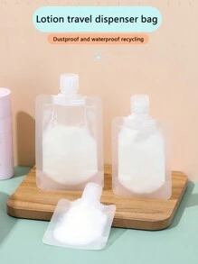 30/50/100ml Cosmetic Liquid Travel Dispenser Bag, Shower Gel/facial Cleanser/body Lotion Packaging Bag, Portable And Convenient