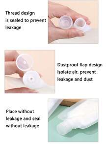 30/50/100ml Cosmetic Liquid Travel Dispenser Bag, Shower Gel/facial Cleanser/body Lotion Packaging Bag, Portable And Convenient