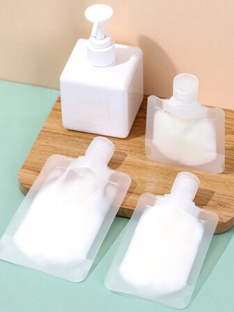 30/50/100毫升化妝品液體旅行分裝袋,淋浴露/洗面奶/身體乳包裝袋,便攜方便