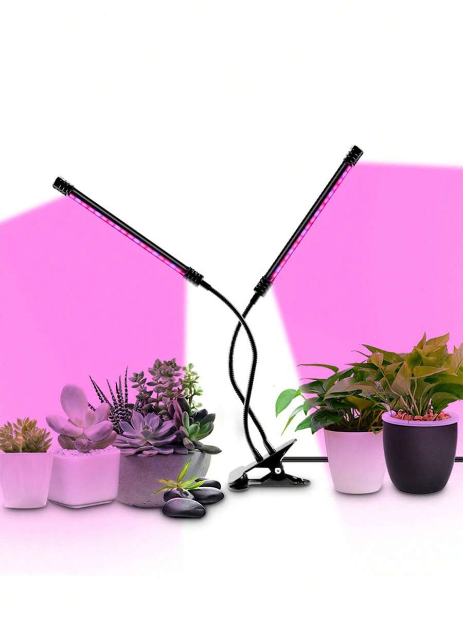 1 件 Usb 供電 Led 植物生長燈條,帶夾子,9w-27w,多種顏色和尺寸可供選擇,全光譜智能植物生長燈,適用於室內花卉和蔬菜 - 彩色 - 查看 1