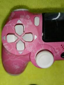 FUNCTIONAL WIRELESS PINK CONTROL PS4, CELLULAR PC - Coral Pink - View 2
