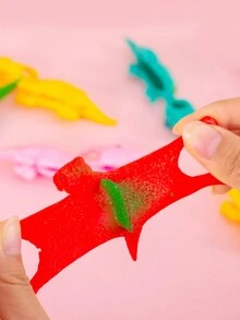 1pack/5pcs Elasticity Sticky Dinosaur Fingers Dart, Decompression Squishy Toy, Multiple Random Styles - Multicolor - View 5