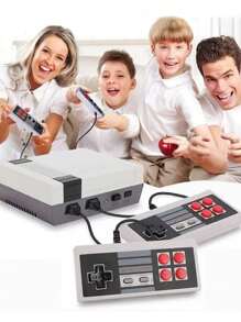 Mini Consola Retro Incluye 620 Juegos Clásicos - Gris - Ver 1