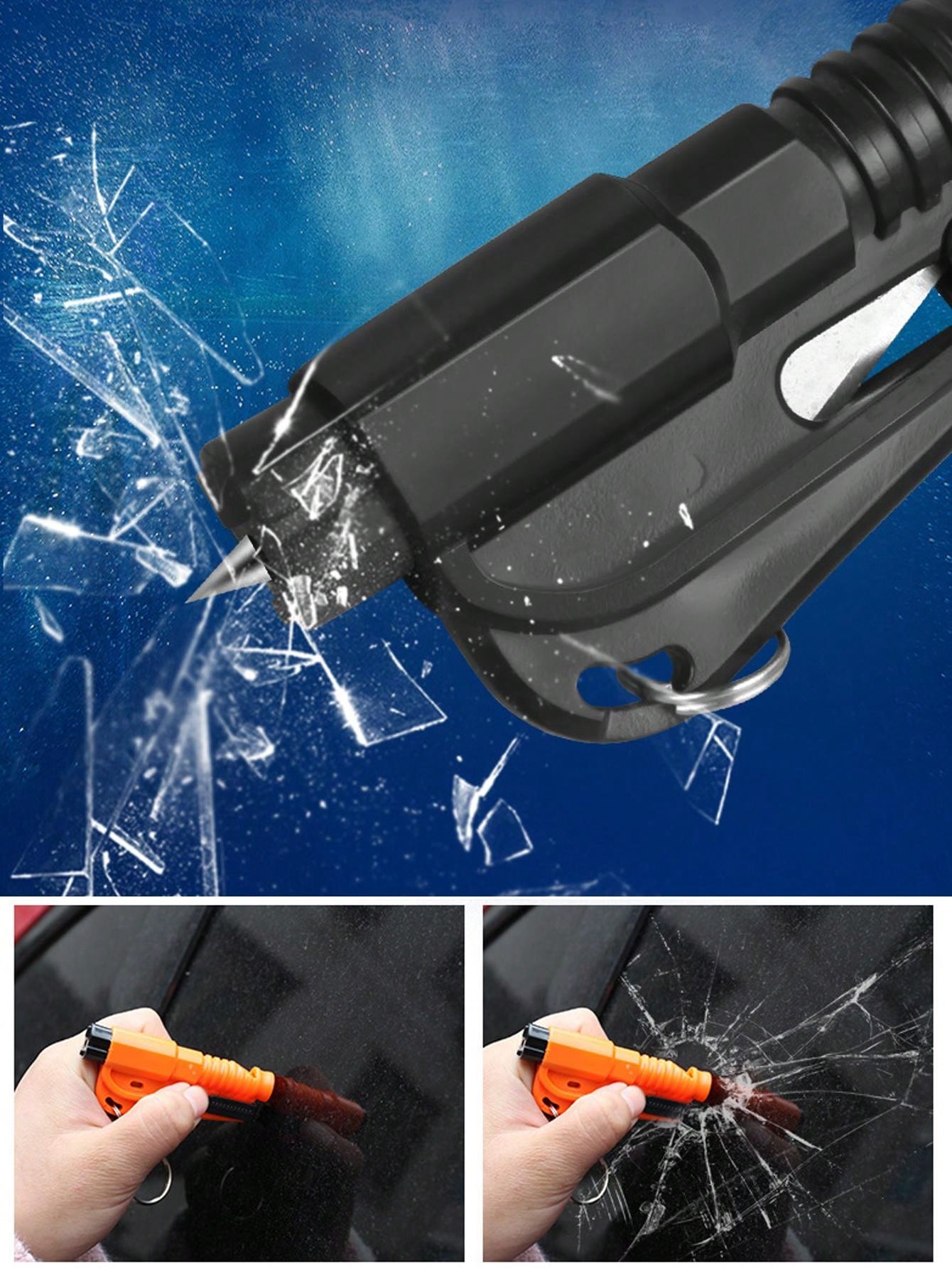 Car Safety Hammer, Multifunctional Window Breaker With Seat Belt