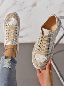 Stylish & Versatile Sneakers For Sports & Commute - Beige - View 2