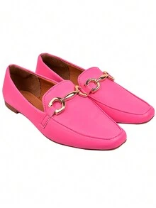Monte Shoes Women Flats - 玫紅色 - 查看 5