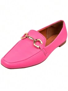 Monte Shoes Women Flats - 玫紅色 - 查看 4