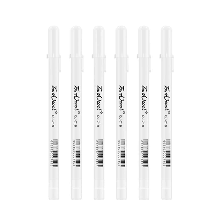 1pc White Highlighter Pen For Sketching, Drawing, Cartoon, Coloring Art