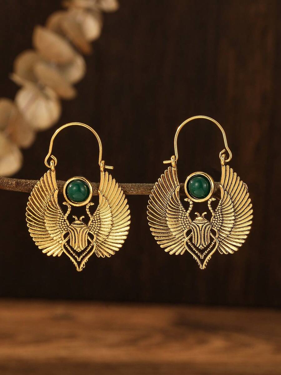 1 Par De Brincos De Design Animal Criativo Adequados Para Uso Diário Feminino