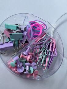 Loren's importados Kit Prendedores - Clips, Alfinetes e Prendedor de Papel - Multicolorido - Visão 2