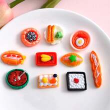10pcs/set Random Styles Creative Simulated Food Kitchen Toys - Multicolor - View 5