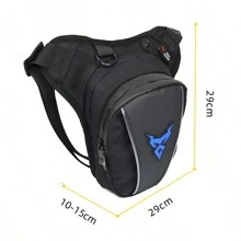 Multifunction Motorcycle Drop Leg Bag Oxford Motorcycle Bag Outdoor Men Casual Waist Bag Fanny Pack Moto & Biker Bags Phone Purse For Travel Work Sport Holiday Essentials Lightweight Anti Theft Going Out Belt Bags Gift For Men, Boyfriend, Husband, Boys - Blue - View 5