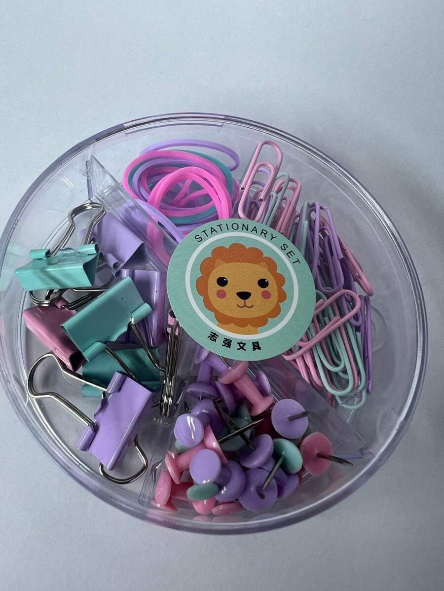Loren's importados Kit Prendedores - Clips, Alfinetes e Prendedor de Papel - Multicolorido - Visão 1