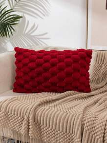 1 Miếng Phong cách Bohemian Rùa Trở lại Mẫu Sang trọng Hình vuông Vỏ gối , Thích hợp Đối với Phòng khách , Phòng ngủ , Ngoài trời , Bốn - Màu Đỏ Sâu - Xem 4