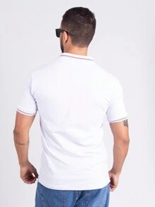 Men Polo Shirts - 白色 - 查看 4
