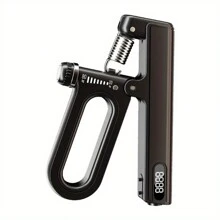 1個可調節手握器-可計數的重型手握器,用於手臂肌肉和手腕訓練- 增強力量和耐力的健身設備 - 黑色 - 查看 2