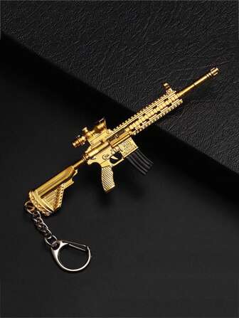 Street 1pc Game Alloy Model Gun Keychain Pendant Gift Toy Peripheral