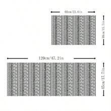 1張柔軟的水晶絨地毯,適用於廚房門口,防滑抗汙並減輕疲勞 - 灰色 - 查看 6
