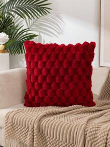 1 Miếng Phong cách Bohemian Rùa Trở lại Mẫu Sang trọng Hình vuông Vỏ gối , Thích hợp Đối với Phòng khách , Phòng ngủ , Ngoài trời , Bốn - Màu Đỏ Sâu - Xem 3