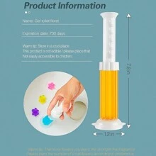1 件廁所凝膠密封條,馬桶凝膠密封條 各種氣味 廁所清潔劑凝膠,空氣清新劑 花卉浴室除臭劑碗清潔劑 獨特的氣味,空氣清新劑和碗清潔劑,用於浴室除臭 - 藍色 - 查看 10