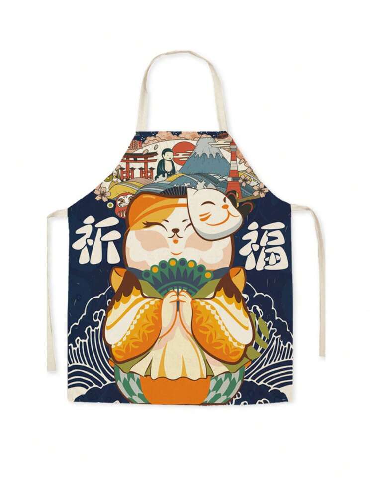 HotoPink 2 Grembiuli Da Vita Corti Con 3 Tasche - Neri, In Poliestere, Per Cucina, Ristorante, Chef, Cameriere - 3