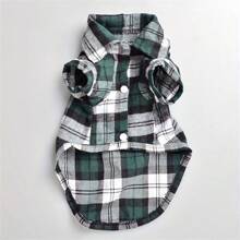 Pet Clothes For Dogs And Cats, Plaid Shirt