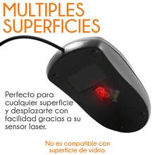 Mouse Optico Usb 3d Mixie X2 Ergonomico 1000 Dpi Laptop Pc - Negro - Ver 8