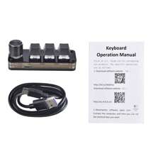 A Black 3-Key Custom Keyboard With One Touch Copy Paste USB Plug And Play - Black - View 4