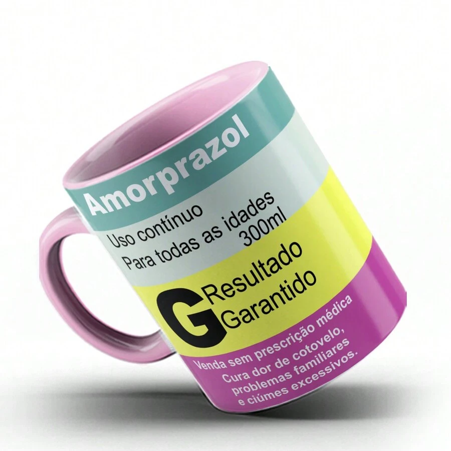 Caneca xicara remédio Amorprazol amor 1